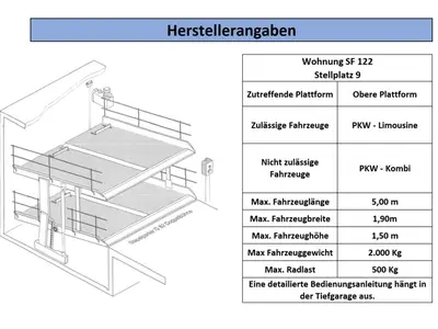 Tiefgaragenplatz