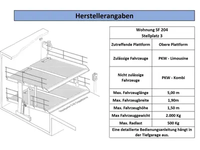 Tiefgaragenplatz