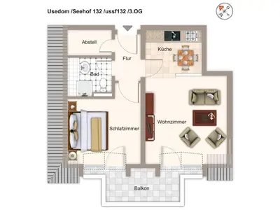 Grundriss (Angaben ohne Gewähr)