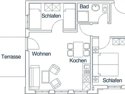 Ferienwohnung für 4 Personen (50 m²) in Bansin (Seebad) 9/10