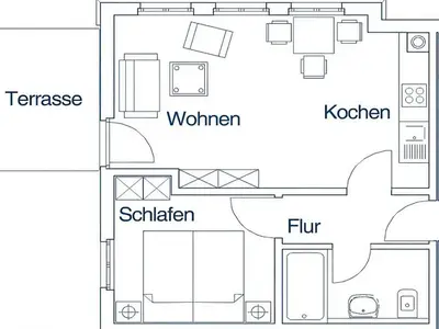 Ferienwohnung für 2 Personen (40 m²) in Bansin (Seebad) 8/10