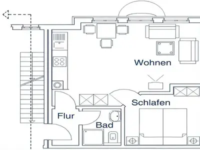 Ferienwohnung für 2 Personen (40 m²) in Bansin (Seebad) 8/10