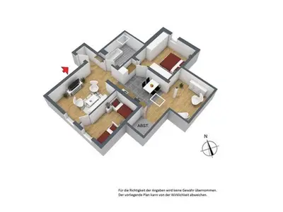 Ferienwohnung für 5 Personen (60 m²) in Bansin (Seebad) 4/10