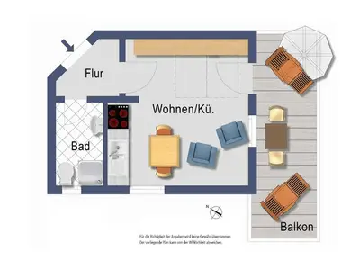 Ferienwohnung für 2 Personen (28 m²) in Bansin (Seebad) 5/10