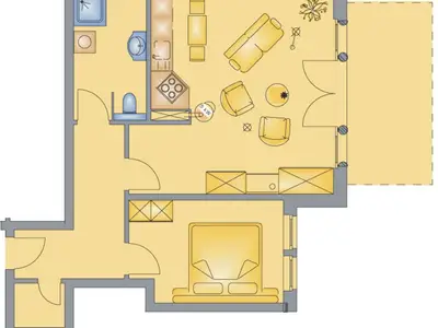 Ferienwohnung für 2 Personen (59 m²) in Bansin (Seebad) 7/7