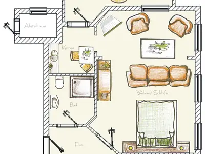 Ferienwohnung für 2 Personen (41 m²) in Bansin (Seebad) 10/10