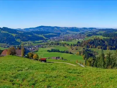 Hoch hinaus, Blick Richtung Langnau