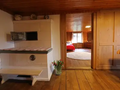 Durchgangstür zum grossen Schlafzimmer.