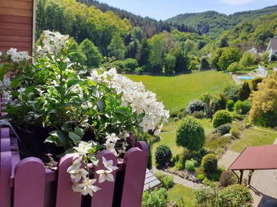 Ferienwohnung Traumblick Blick vom Balkon