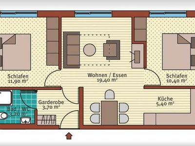 Grundriss Ferienwohnung Herold