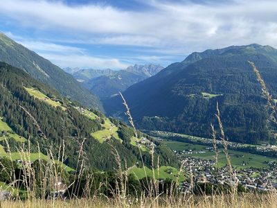 Panoramablick auf Schruns und die Silvrettagruppe