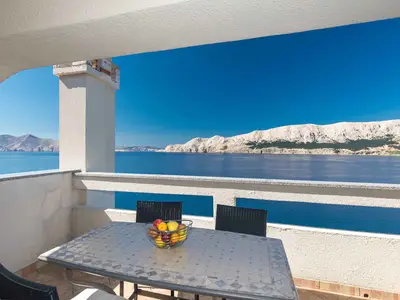 Ferienwohnung für 3 Personen (47 m²) in Baška 1/10