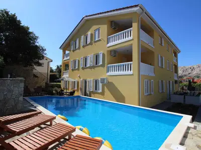 Ferienwohnung für 2 Personen (46 m²) in Baška 1/10