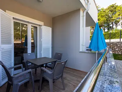 Ferienwohnung für 3 Personen (40 m²) in Baška 1/10