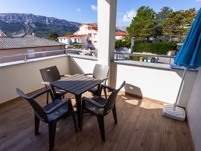 Ferienwohnung für 3 Personen (42 m²) in Baška 3/10