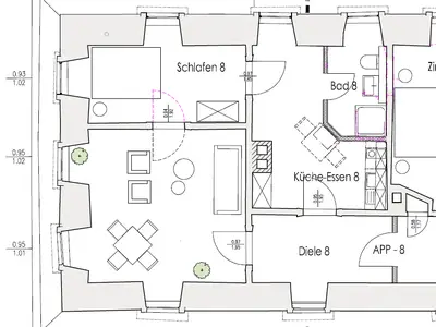 Propstei Wechterswinkel_FeWo_Walburga und Wernher_Grundriss