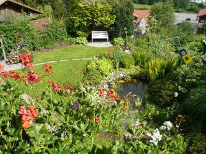 Blick vom Balkon