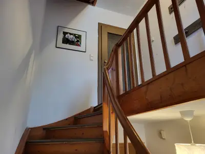 Treppenaufgang zur Wohnung