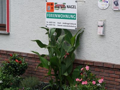 Ferienhaus Nagel Schild