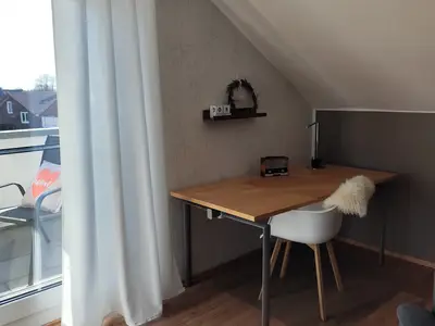 Schreibtisch im Wohnbereich