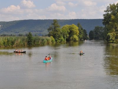 Bootfahrer auf der Altmühl in Kottingwörth