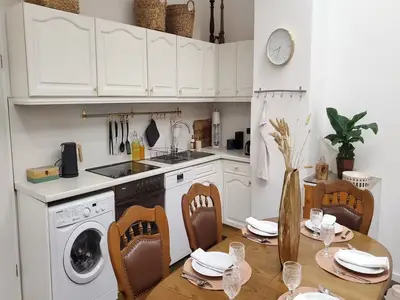 Küche und Esszimmer