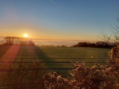 Sonnenuntergang auf der Loh