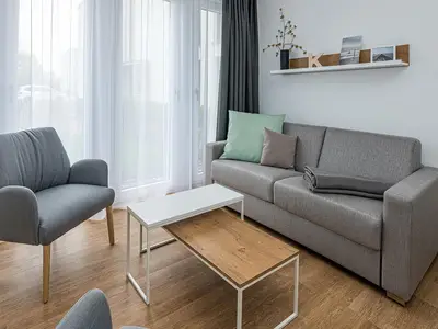 Wohn-Essbereich mit Couch