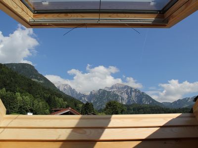 Blick vom Dachfenster Bad