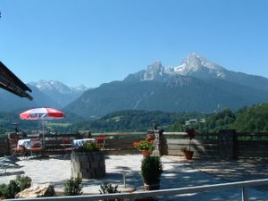 Terrasse mit Watzmann Blick