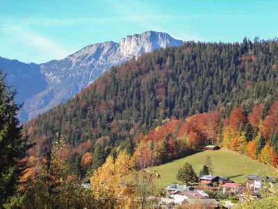 Herbstlicher Ausblick vom Balkon