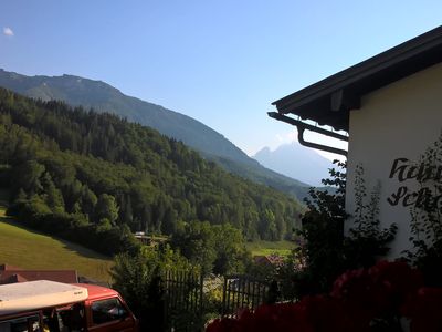 Blick vom Balkon