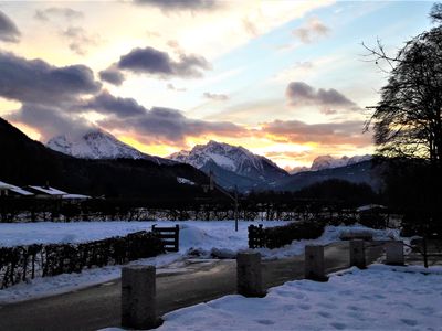 Ausblick zum Watzmann und Hochkalter