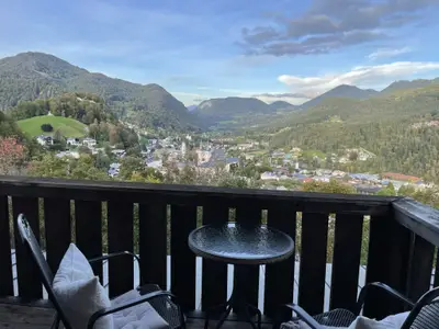 Blick vom Balkon