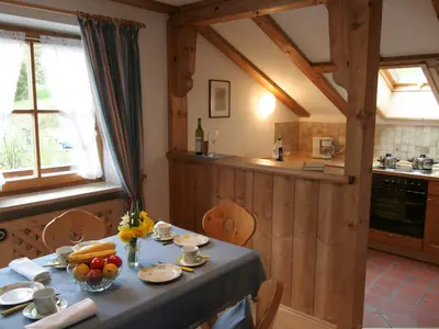 Essbereich und Küche