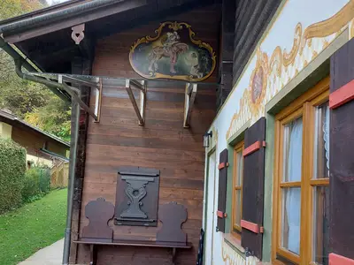 Ferienwohnung 3 - Terrasse mit Sitzgruppe