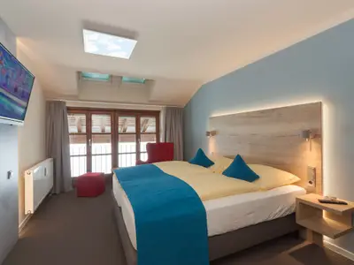 Dachappartement mit separatem Schlafzimmer - Doppelzimmer