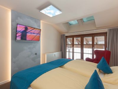 Dachappartement mit separatem Schlafzimmer - Doppelzimmer