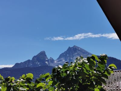 Bergblick von der Terrasse