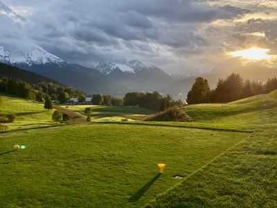 Golfplatz Obersalzberg im Frühjahr