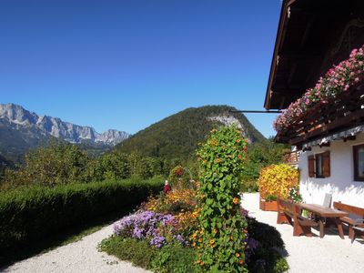 Haus mit Bergblick