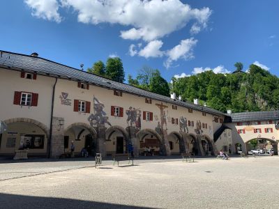 Schlossplatz / historische Malerei