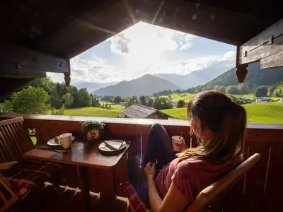 Balkon - Ferienwohnung Hochthron