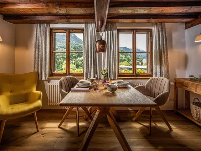 Kaminzimmer mit Essbereich Hofmusikerhaus 2