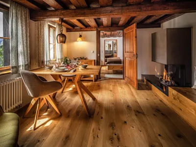 Kaminzimmer mit Essbereich Hofmusikerhaus 2