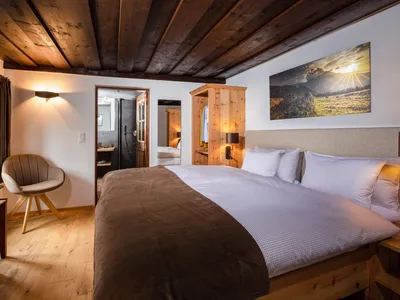 Schlafzimmer mit Doppelbett Hofmusikerhaus 1