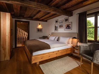 Schlafzimmer mit Doppelbett Hofmusikerhaus 3