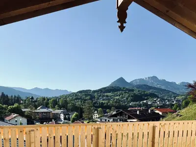 Panoramablick vom großen Balkon