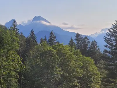 Bergblick vom Balkon