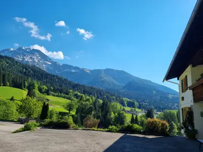 Aussicht auf Hohen Göll und Kehlstein